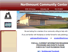 Tablet Screenshot of northmount.ca